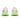 Women's Hoka Torrent 5 Frost/Neon Yuzu top