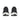 Women's Saucony Triumph 23 (Final Sale) Black White - heel view