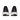 Women's Saucony Hurricane 25 (Final Sale) Black White - heel view