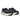 Women's Saucony Ride 19 Black Silver - pair, three quarter angle