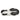 Women's Saucony Ride 19 Black Silver - outsole