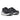 Women's Saucony Guide 19 Black Silver - pair, three quarter angle