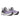 Women's Saucony Omni ST 23 Haze Black - pair, three quarter angle