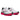 Men's Saucony Kinvara 16 White Red - pair, three quarter angle
