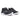 Men's Saucony Kinvara 16 Black White - pair, three quarter angle