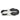Men's Saucony Ride 19 Black Silver - outsole