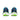 Men's Saucony Ride 19 Cobalt Slime - heel view