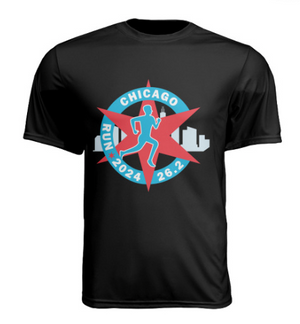 Commonwealth Unisex Chicago Marathon Run 2024 Tech Tee