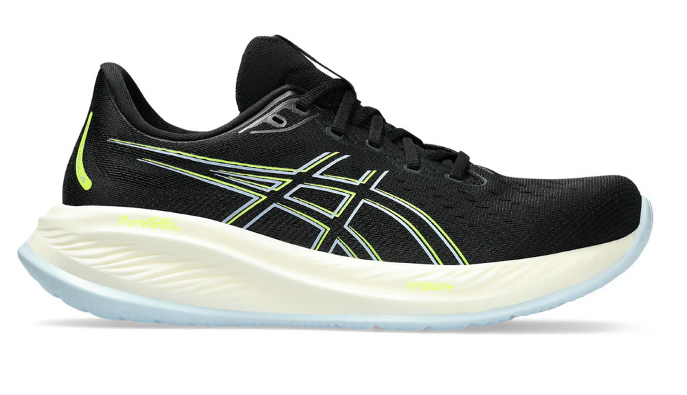 ASICS Men s Gel Cumulus 26 Black Safety Yellow 9.5