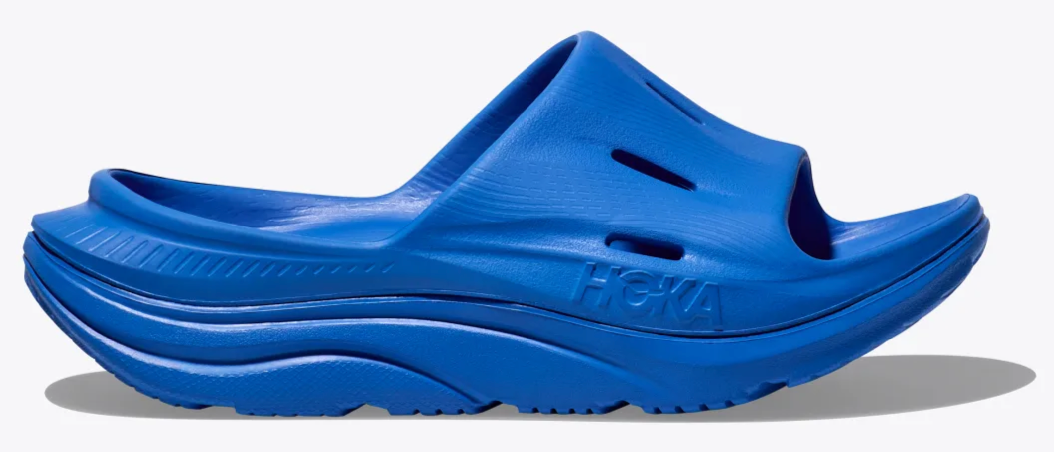 Hoka Blue Recovery Slide Sandals HOKA - Unisex Ora Recovery Slide 3 | Recovery Sandal  main image 4