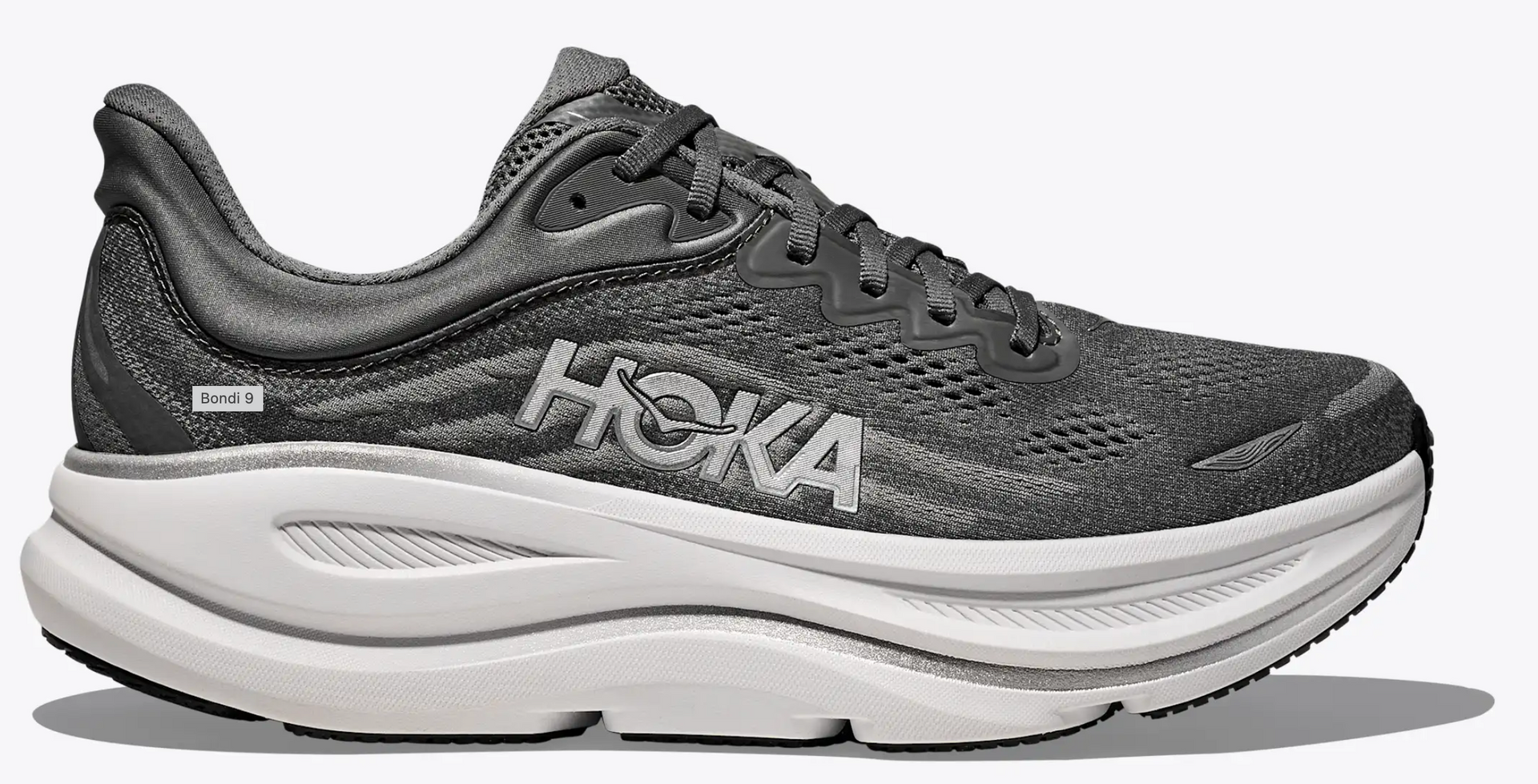HOKA ONE ONE Bondi 9 ブラック　23.5 Hoka Women's Bondi 9 Black / White Extra Wide – Comfort Shoe Shop
