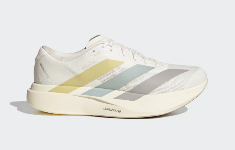 Men's adidas Adizero Evo SL - Cloud White / Carbon / Wonder Sage / 10