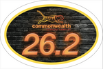 Commonwealth Running Company 26.2 Sticker