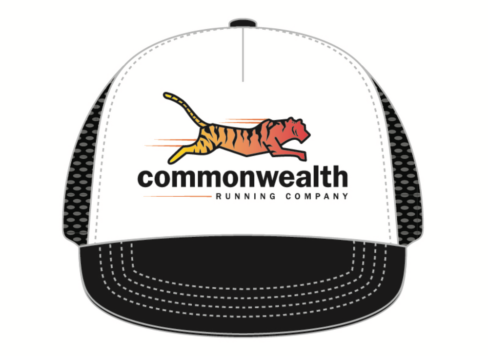 Commonwealth Running Co. Trucker Hat  - White